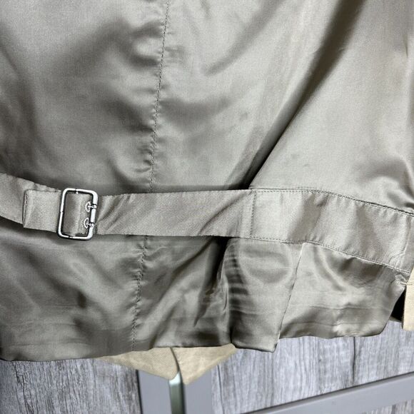 J Crew Vest Waistcoat 100% Linen Beige Tan Mens Size M - Picture 5 of 6